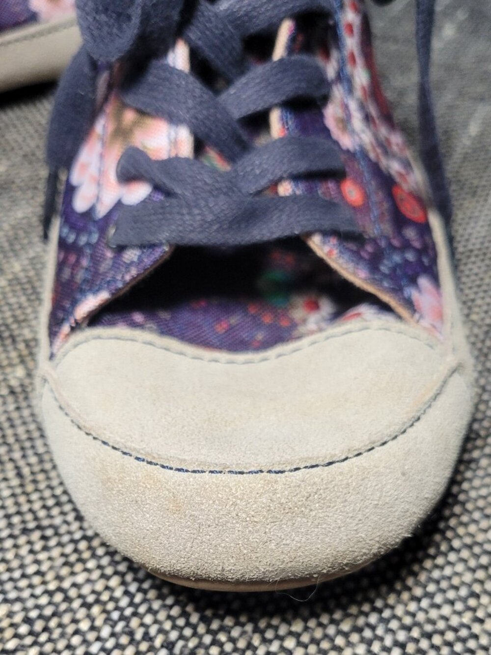 Desigual Mandala Print High Top Sneakers Canvas Suede Women's EU 39 ~US 8-8.5 - Picture 4 of 11
